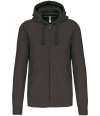 KB454 K454 Kariban Full Zip Hooded Sweatshirt Dark Grey colour image